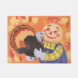 Herbstspur und Türkei Fußmatte