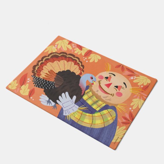 Herbstspur und Türkei Fußmatte (Schrägansicht)