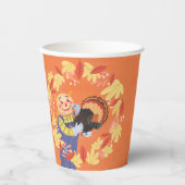 Herbstspur und Türkei Pappbecher (Vorderseite)