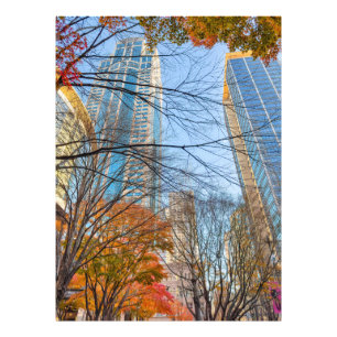 Herbststadt Fotodruck