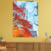 Herbststadt Leinwanddruck (Insitu (Wohnzimmer))