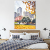 Herbststadt Leinwanddruck (Insitu (Schlafzimmer))