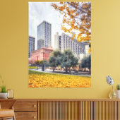 Herbststadt Leinwanddruck (Insitu (Wohnzimmer))