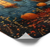 Herbststadtbild Poster (Ecke)