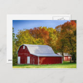 Herbststall Postkarte (Vorne/Hinten)