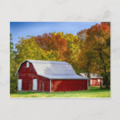 Herbststall Postkarte (Vorderseite)