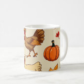 Herbststil-Tasse Kaffeetasse (VorderseiteRechts)