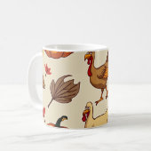 Herbststil-Tasse Kaffeetasse (Vorderseite Links)