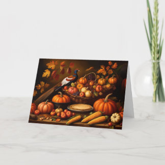 Herbststillleben Karte