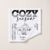 Herbststimmung Badezimmer Handtuch Set (Waschlappen)