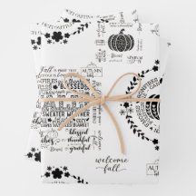 Herbststimmung Geschenkpapier