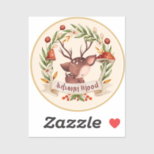 Herbststimmung Halloween Aufkleber