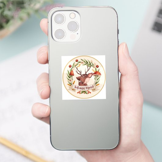 Herbststimmung Halloween Aufkleber (Telefon)