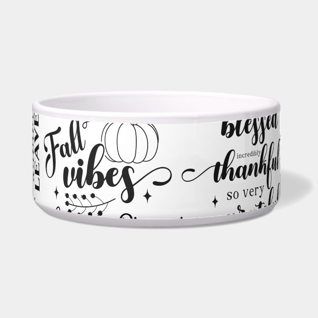 Herbststimmung Haustier-Futterschüsseln Napf (Vorderseite)