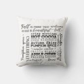 Herbststimmung Kissen (Vorderseite)
