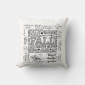 Herbststimmung Kissen (Vorderseite)