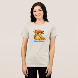 Herbststimmung Schnecken Damen T-Shirt  Tri-Blend Shirt