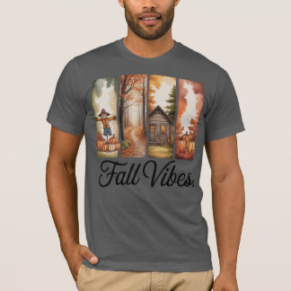 Herbststimmung-Shirt – Gemütliche Herbsthütte & Kü T-Shirt