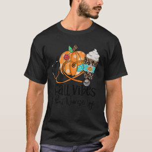Herbststimmung Und Krankenpfleger-Leben Kürbis Leo T-Shirt
