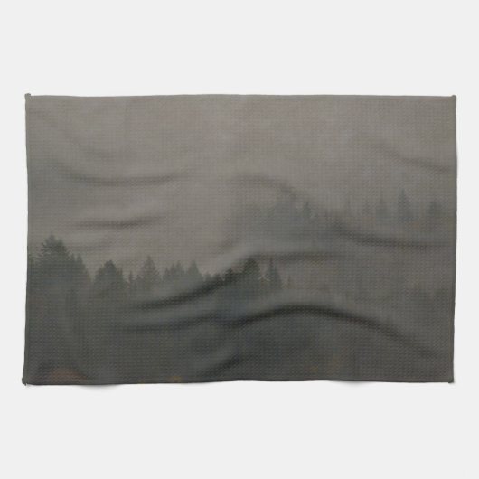 Herbststimmungen Feuchtwald Foto Kunst, Natur Handtuch (Horizontal)