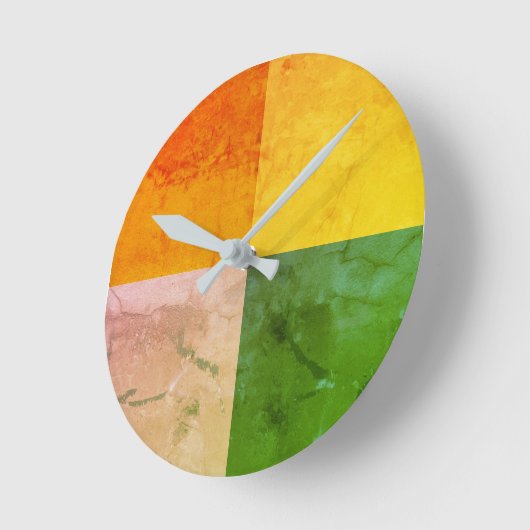 Herbststörung COOL Rustikal Runde Wanduhr (Winkel)