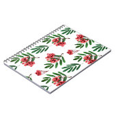 Herbststrahlrowan mit Aquarellfarbe Notizblock (Linke Seite)