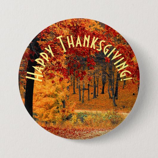 Herbststraße Button (Vorderseite)