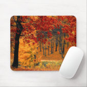 Herbststraße Mousepad (Mit Mouse)