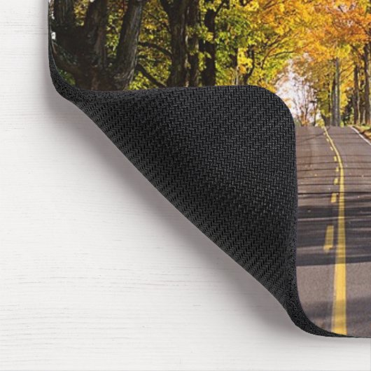 Herbststraße Mousepad (Ecke)