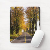 Herbststraße Mousepad (Mit Mouse)