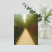 Herbststraße Postkarte (Stehend Vorderseite)