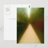 Herbststraße Postkarte (Vorne/Hinten)