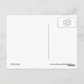 Herbststraße Postkarte (Rückseite)