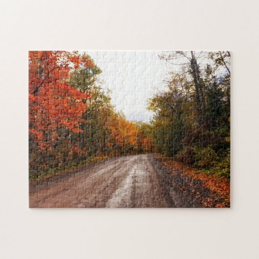 Herbststraße Puzzle (Horizontal)