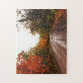 Herbststraße Puzzle (Vertikal)