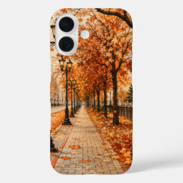 Herbststraßen-iPhone-Hülle iPhone 16 Hülle