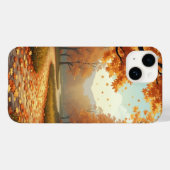 Herbststraßenfall Case-Mate iPhone Hülle (Rückseite (Horizontal))