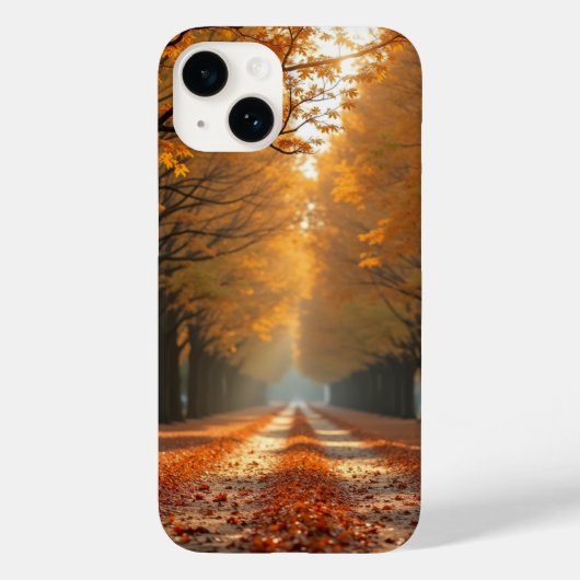 Herbststraßengehäuse Case-Mate iPhone Hülle (Rückseite)