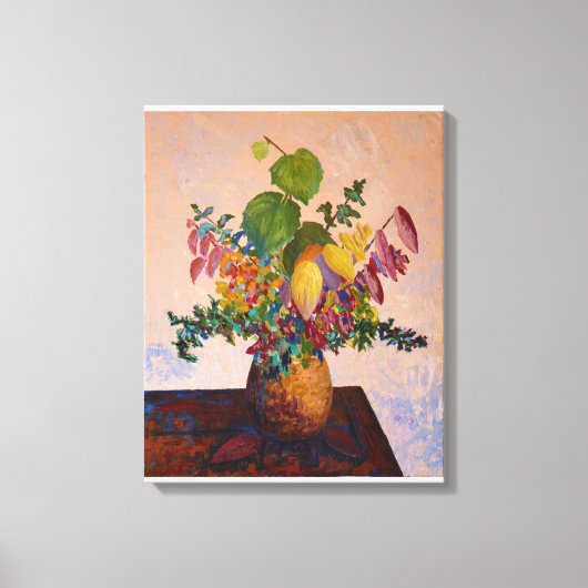 Herbststrauß Leinwanddruck (Vorderseite)