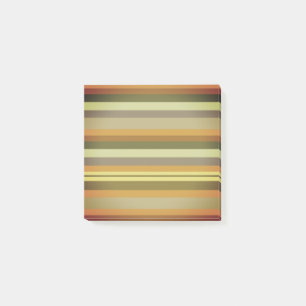 Herbststreifen - Kunst Post-it Klebezettel