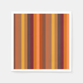 Herbststreifen Serviette (Vorderseite)