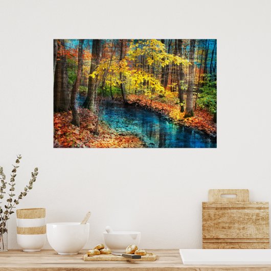 Herbststrom, Poster (Küche)