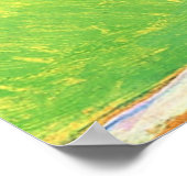 Herbststudium in Oberau bei Kandinsky Poster (Ecke)