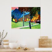 Herbststudium in Oberau bei Kandinsky Poster (Küche)