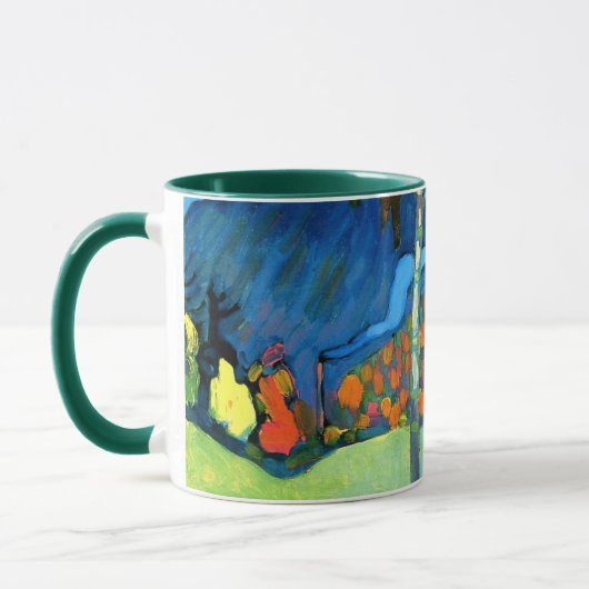 Herbststudium in Oberau bei Kandinsky Tasse (Links)