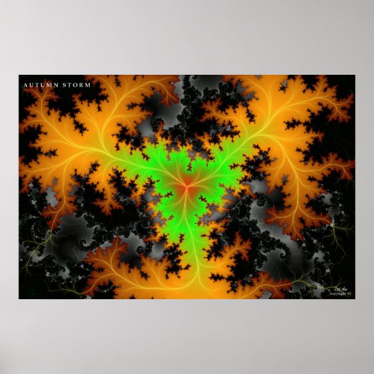 Herbststurm Poster (Vorne)