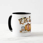 Herbstsublimierung Tasse (Vorderseite Links)