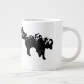 Herbstsumpf, zwei Hunde Jumbo-Tasse (Rechts)