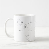 Herbstsumpf, zwei Hunde Kaffeetasse (Links)