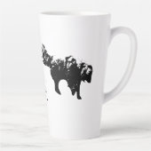 Herbstsumpf, zwei Hunde Milchtasse (Rechts)